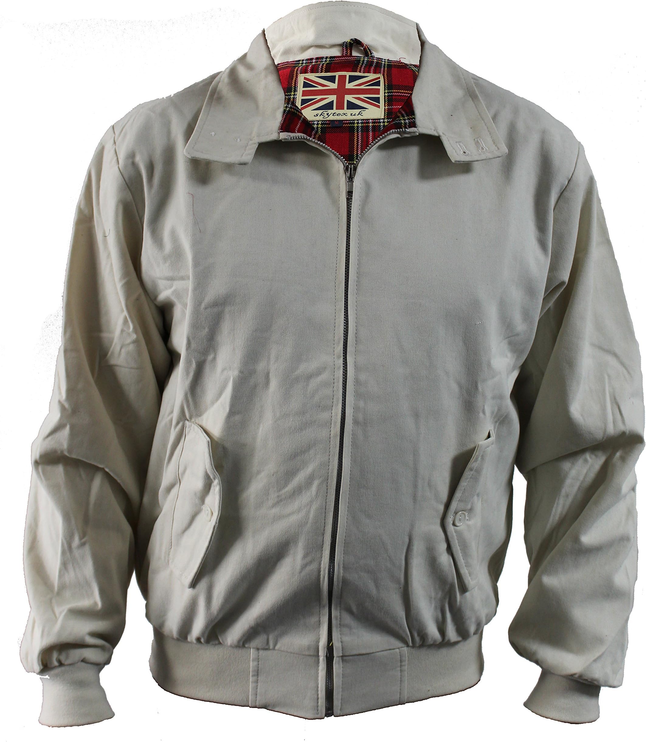 Harrington Jacket Classic/Retro/Mod/Scooter by SKYTEXUK, 10 Colours, Sizes XS - 8XL
