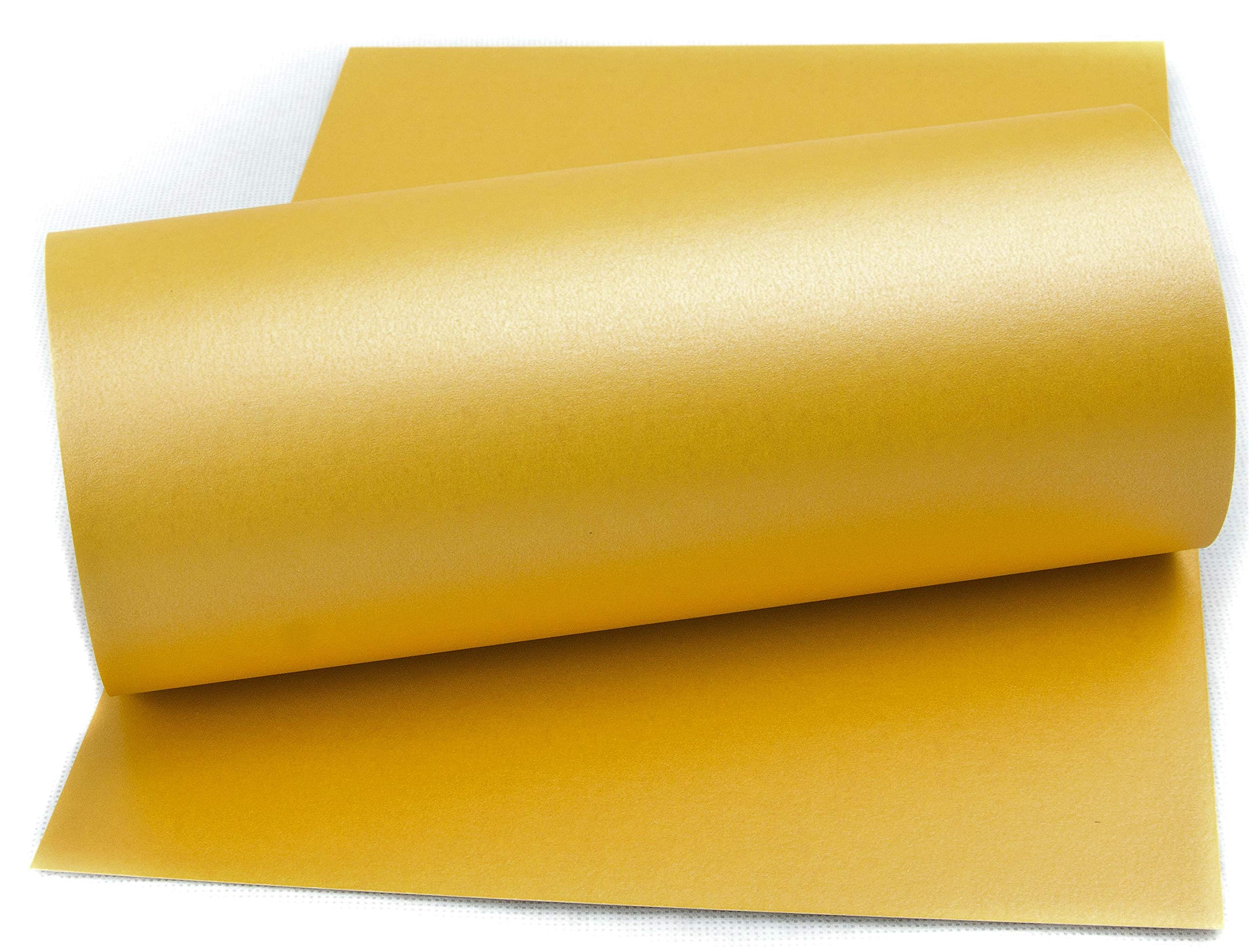 Mufira Pearlescent 300gsm Single Sided A4 Card 10 Pack Perfect for Art & Crafts & Card Making - Amber Yellow — image 1