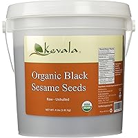 Kevala Organic Black Sesame Seeds 4Lbs (RAW)