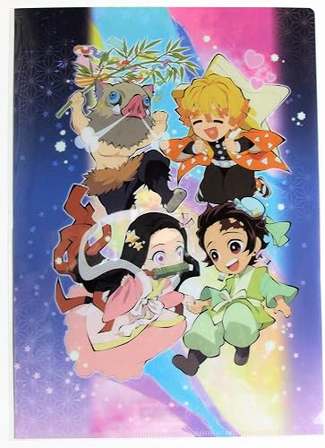 Amazon 鬼滅の刃 Ufotable Cafe 七夕 クリアファイル 竈門炭治郎 禰豆子 我妻善逸 嘴平伊之助 アニメ 萌えグッズ 通販