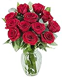 KaBloom The Romantic Classic Bouquet of 12 Fresh