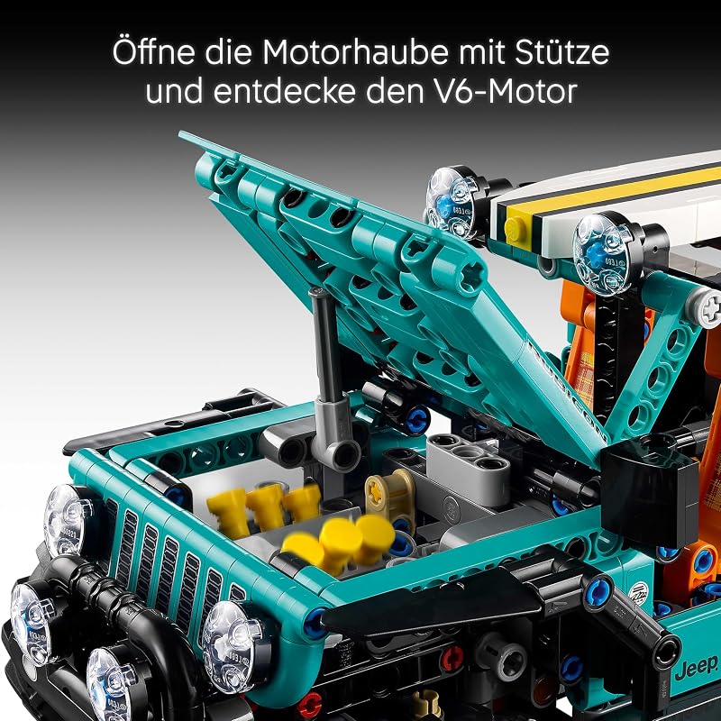 Technic Jeep Wrangler Rubicon Geländewagen 42227