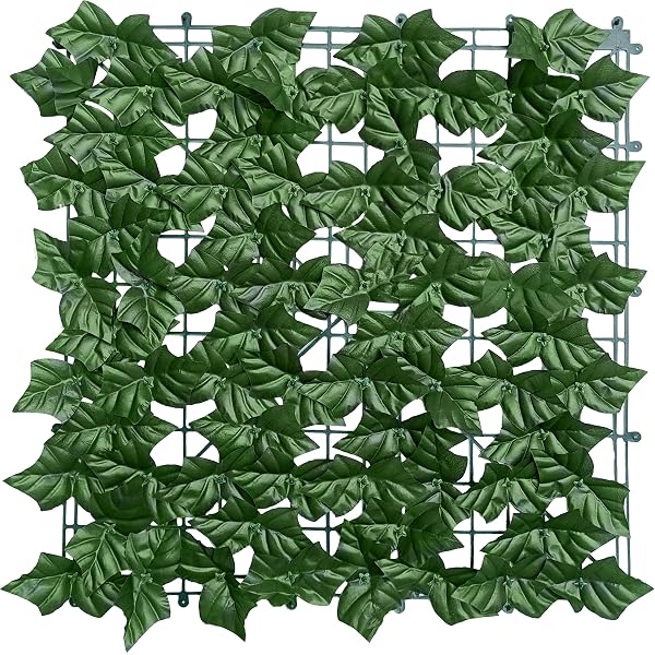 ODTORY ARTIFICIAL IVY PRIVACY SCREEN FENCE PANEL, 48 X 120 IN GRASS WALL