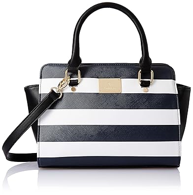 Van Heusen Woman Womens Satchel (White/Navy)