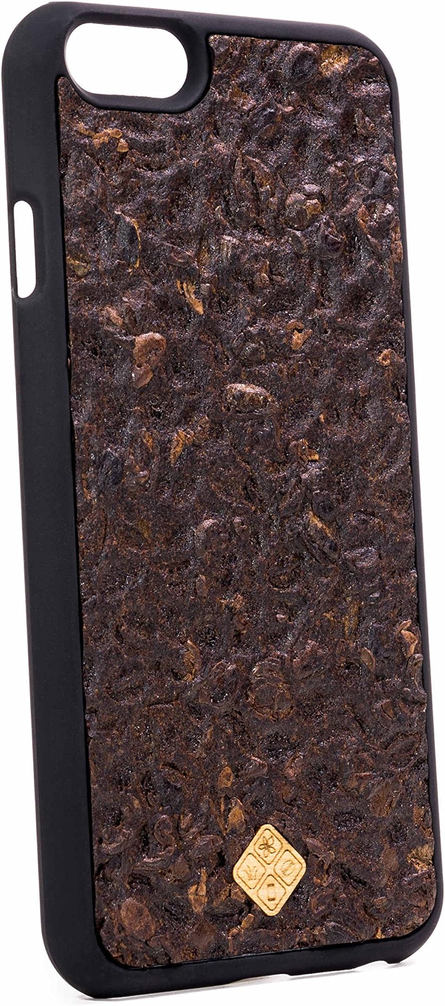 Organika Organic iPhone 6/6S Case | Natural, Textured Backing & Fresh Scents of Coffee | Snap-On Edge-to-Edge TPU Bumper Protection