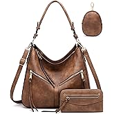 lapsting Hobo Bags for Women Handbags Purse Ladies Boho Shoulder Bag Crossbody Purses Faux Leather