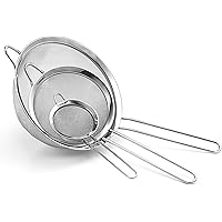 Cuisinart Set of 3 Fine Mesh Stainless Steel Strainers