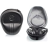 Slappa Full-Sized HardBody PRO Headphone Case Ultimate Protection for Audio Technica, Beats, Sony + Many More, Black - Dimple