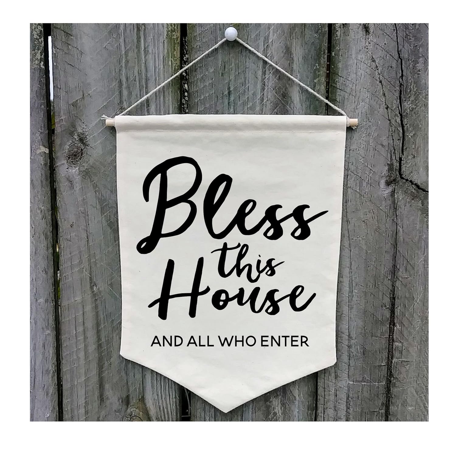 Amazon Com Bless This House And All Who Enter Wall Banner
