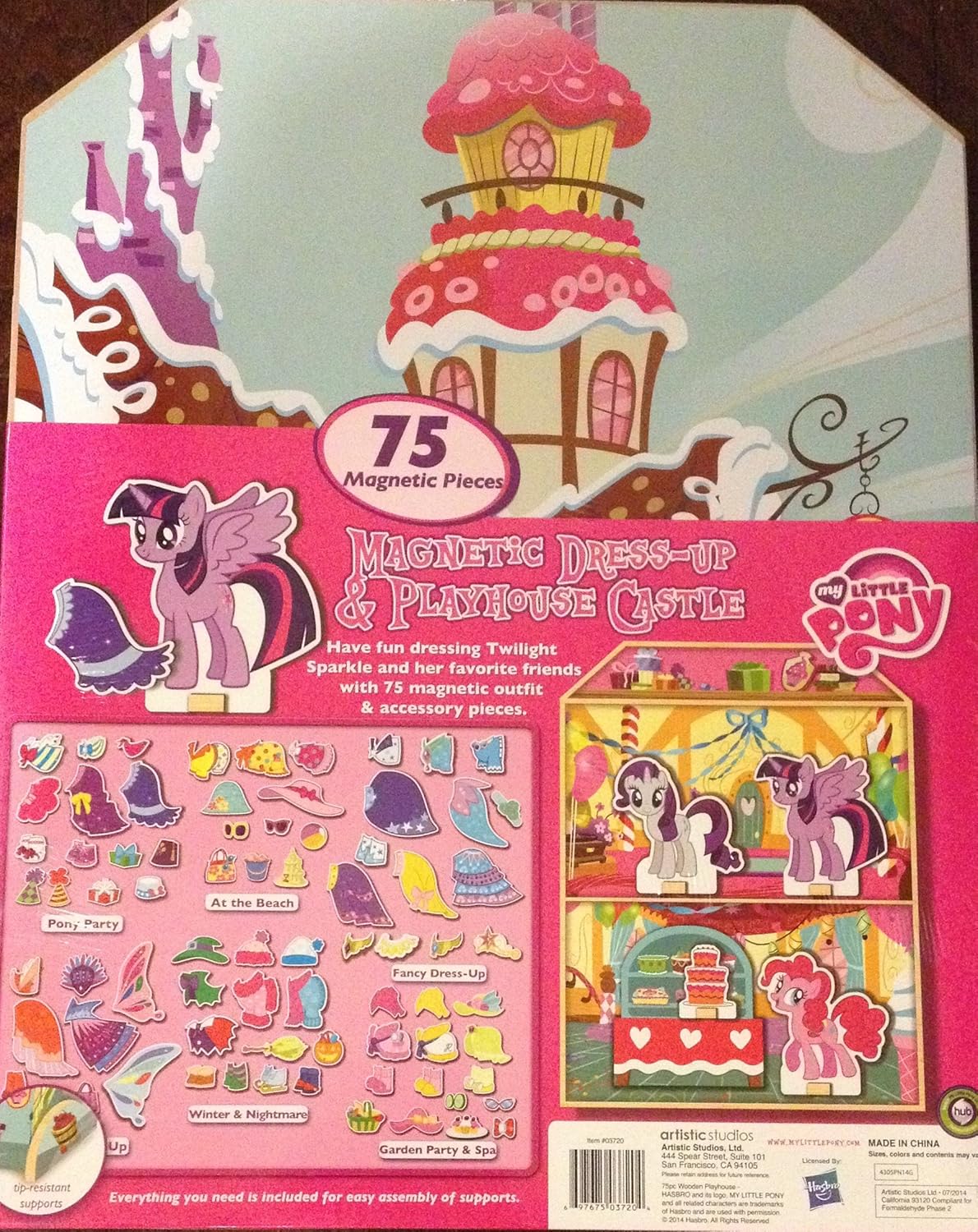 my little pony magnetic dress up