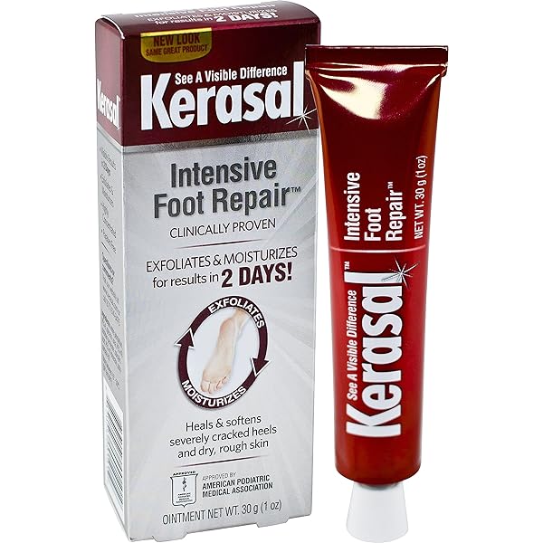 KERASAL EXFOLIATING MOISTURIZING FOOT OINTMENT, 30 GRAM