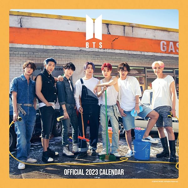 Official BTS Bangtan Boys 2021 Calendar - Square Wall Format