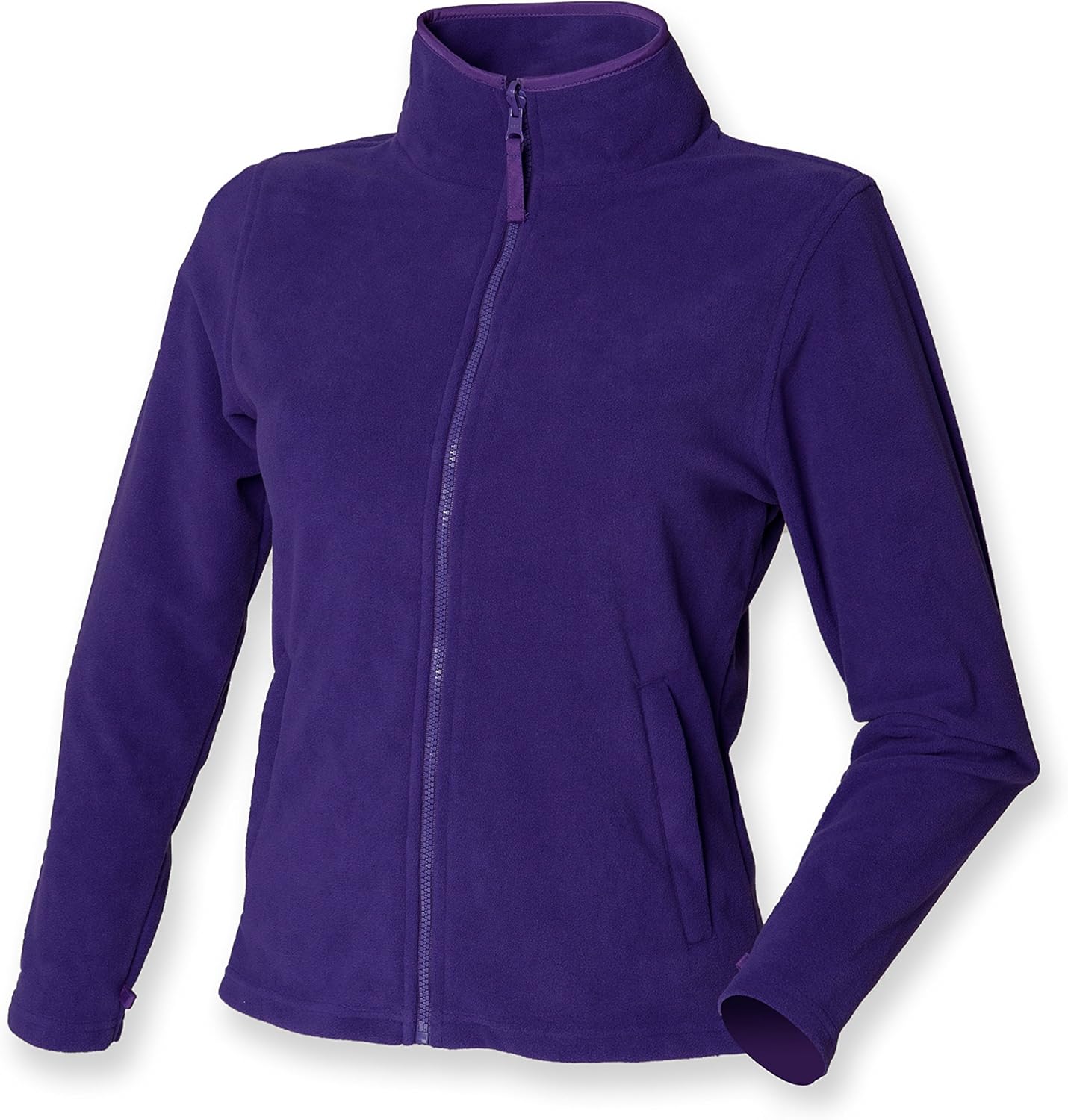 Henbury ladies micro fleece jacket purple XXL/18 Amazon.co.uk Clothing