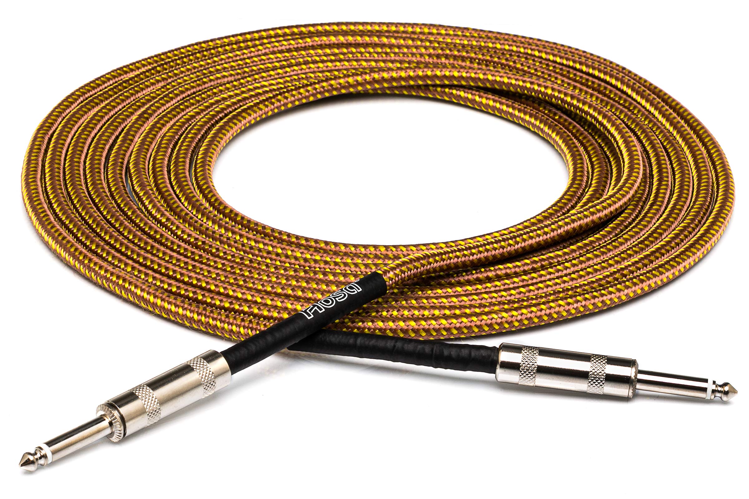 Hosa Gtr-518 Straight Tweed Guitar Cable, 18 Feet