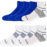 New Balance Kids' Performance Cushioned Low Cut Socks (8-Pairs)