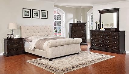 Amazon Com Mollai Collection 4 Pc King Or Queen Bed Dresser