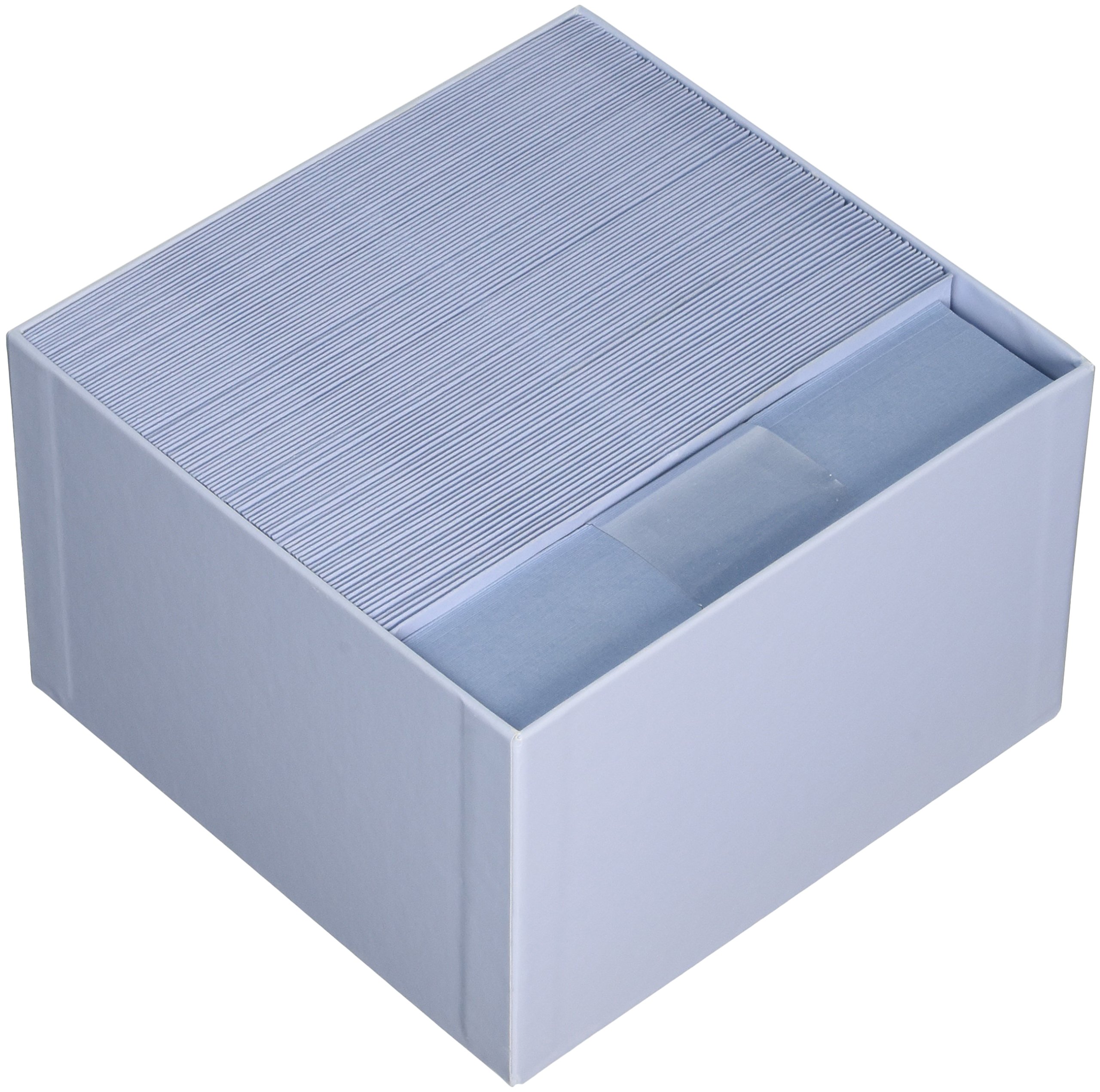 Original Crown Mill Luxury Writing Cards Box Set with Lined Envelopes - Blue (Pack of 100)