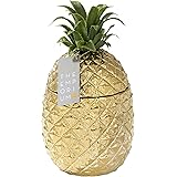 Talking Tables Gold Pineapple Ice Bucket with Lid Premium Drinks Trolley | Retro Bar Accessory | Classy Party Decoration | El