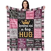 PAZISOL Get Well Gifts for Women, Inspirational Gifts for Women, Sending Hugs for Female, Get Well Soon Present After Surgery, Encouragement Presents for Female Men, Birthday Ideas 60"X50" Blanket