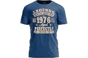Legends were Born in T-Shirt – Vintage Milestone Year Aged Perfectly Shirts – Celebrating Birthday Retro Graphic Tees