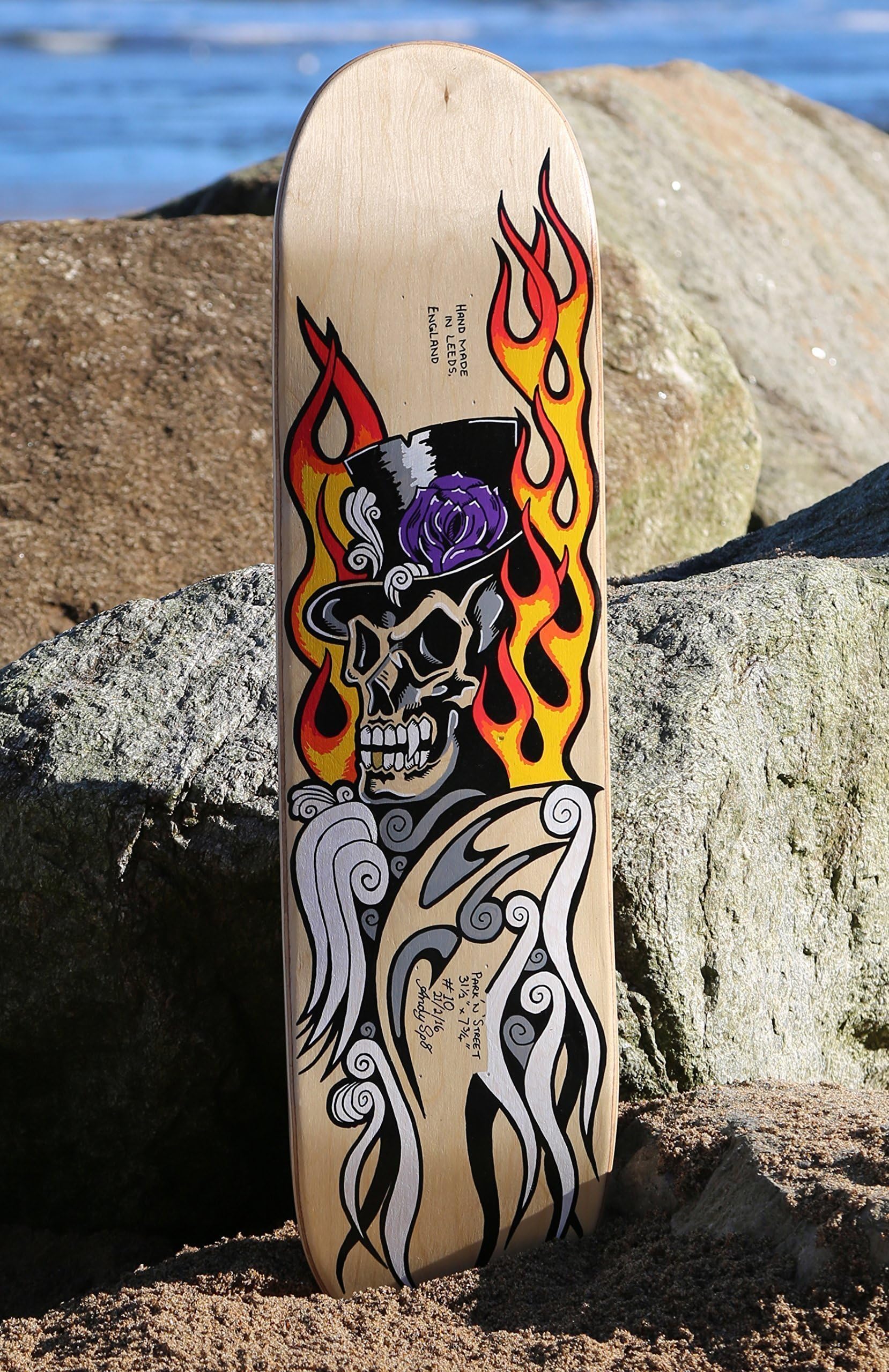 SP8BOARDS Park N Street Skateboard Deck (Complete also available)