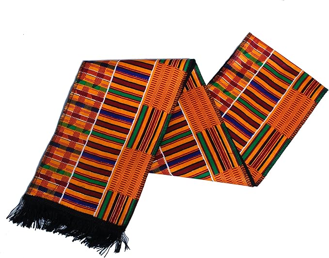 african kente scarf at Amazon Women’s Clothing store