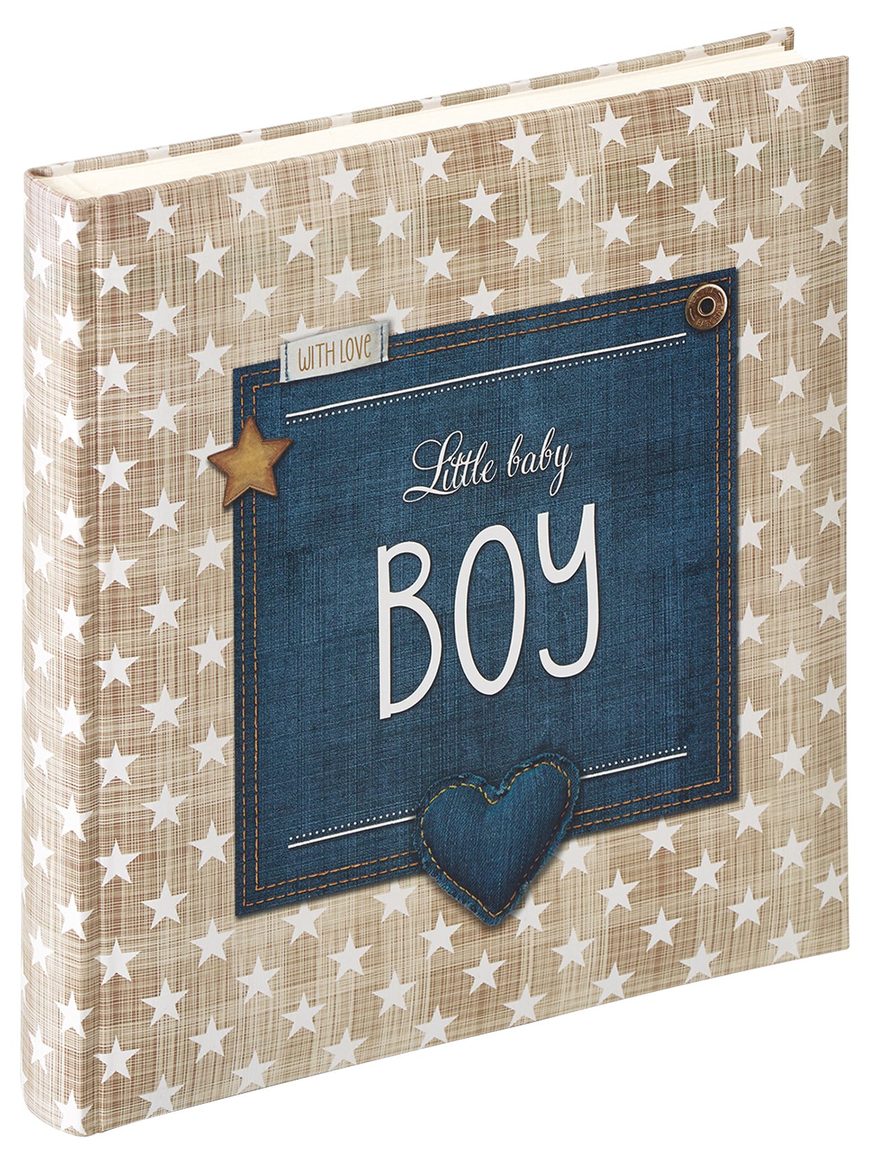 walther Design Photo Album Blue 28 x 30,5 cm Baby Album, Baby Little Baby UK-100-L
