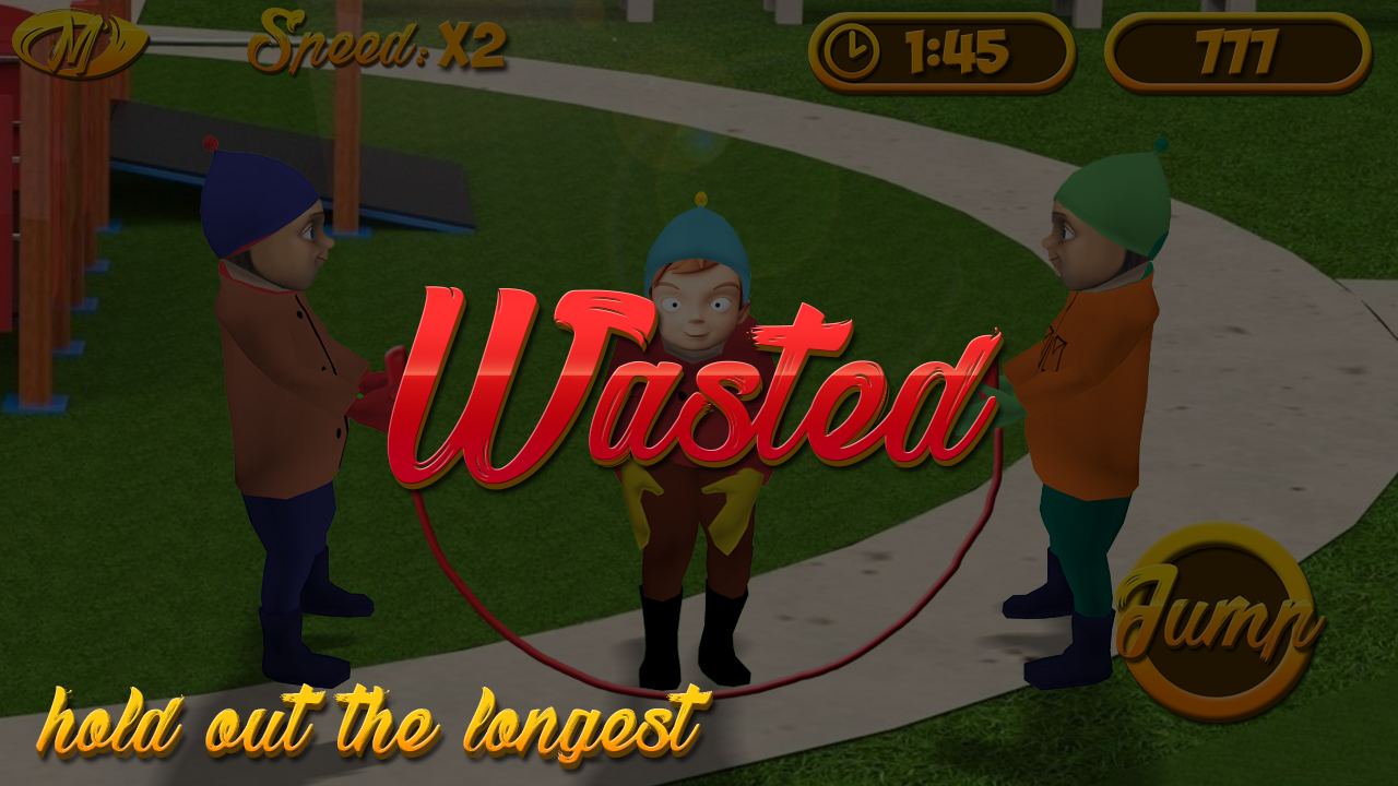 Fingers Jump Rope Simulator