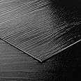Livelynine Black Wood Peel and Stick Floor Tile Waterproof Vinyl Flooring 12x12 4-Tiles Luxury Faux Hard Wood Flooring Kitchen Stick on Floor Tiles for Bathroom Self Adhesive Laminate Flooring Sheet