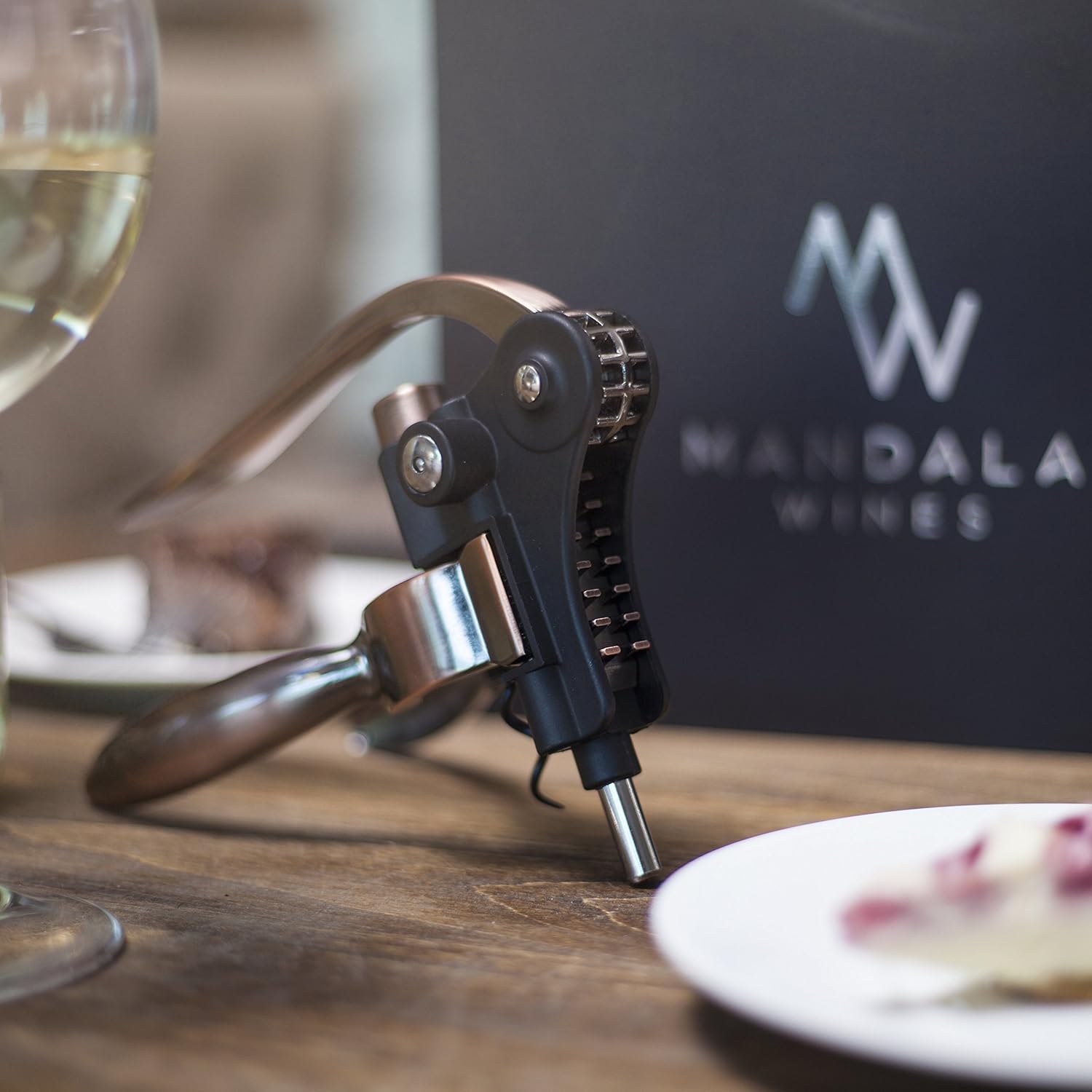 MANDALA Rabbit Bronze metal Wine Bottle Opener Kit Spiral Corkscrew Stand Gift eBay