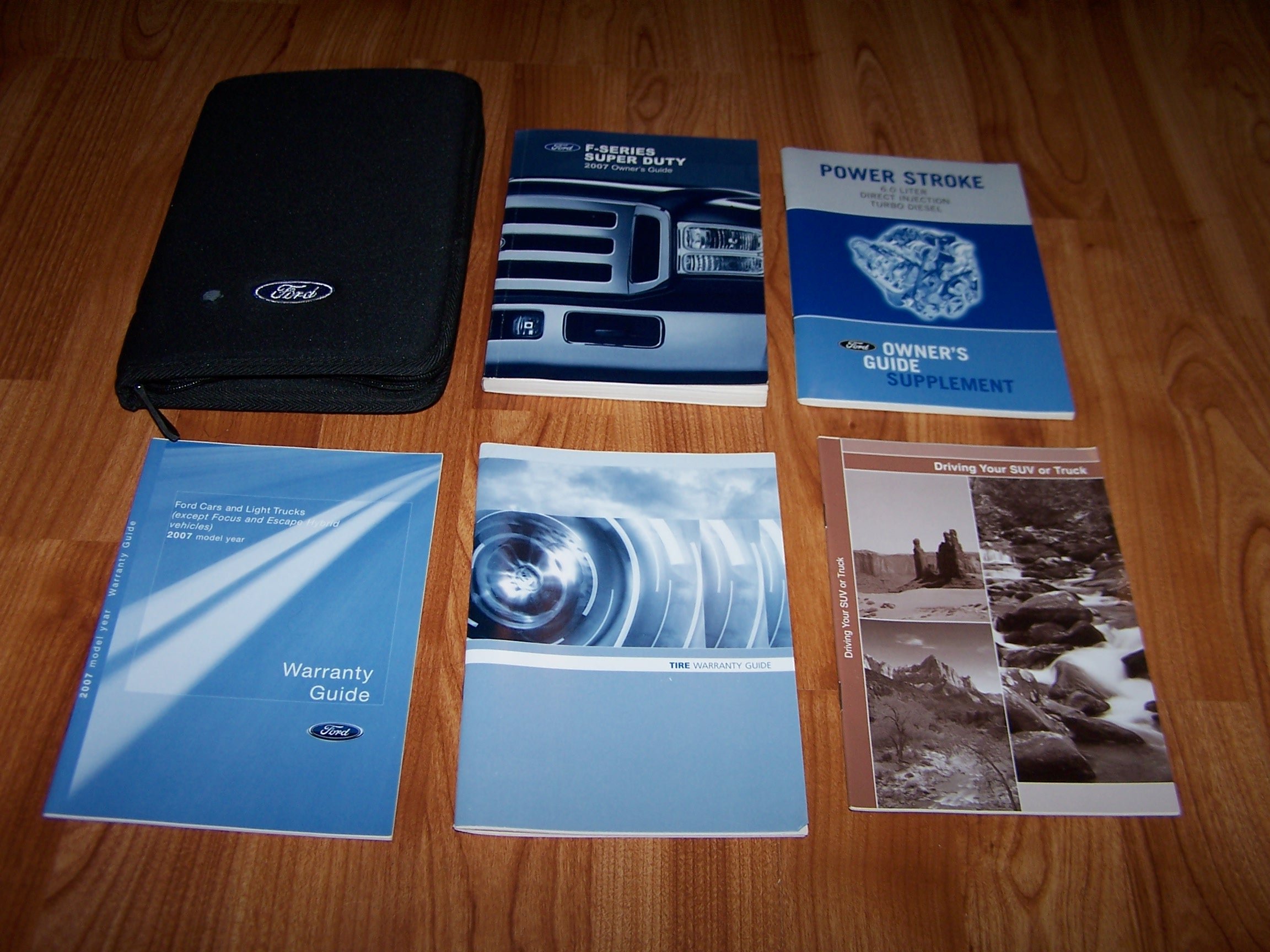 2007 Ford F250 Super Duty 6.0 Diesel Owners Manual Paperback – 2007