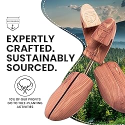 HOUNDSBAY Single Pack Shoe Tree for Men, Wooden