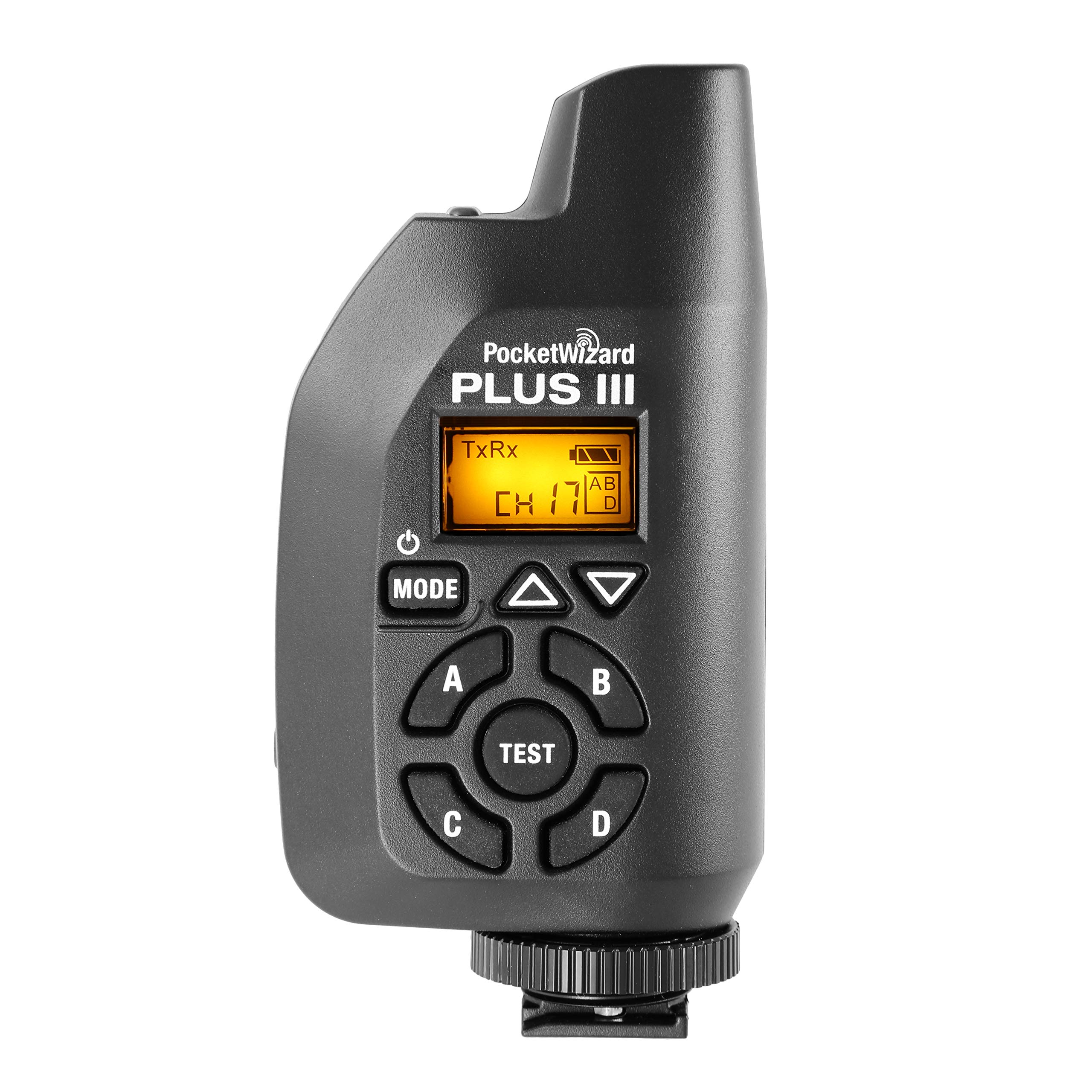 PocketWizard PW-PLUS3E-CE Plus IIIe Transceiver - 32 Channels, Quad-Zone Triggering, Black - Professional Photographers, Remote Flash Trigger