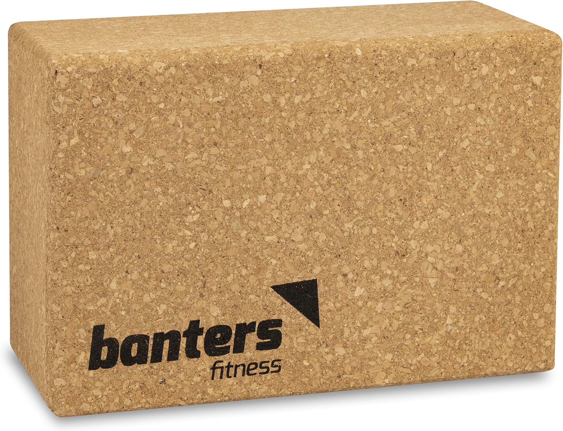 banters Cork Yoga Block - for Pilates, Fitness and Exercise - Made from 100% Natural Cork