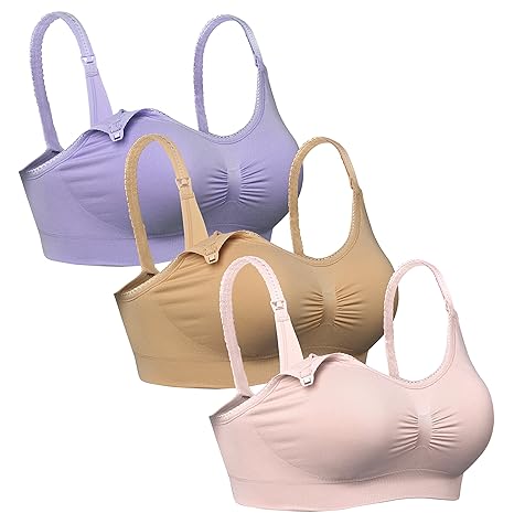 iLoveSIA® Damen Still-BH Schwangerschaft Still BHs ohne Bügel nahtlose Unterwäsche Bequem und schön Umstands-BH
