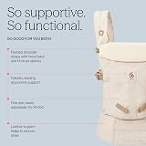 Ergobaby Adapt Carrier Natural Linen from Birth 3 Positions Front Inward view 3