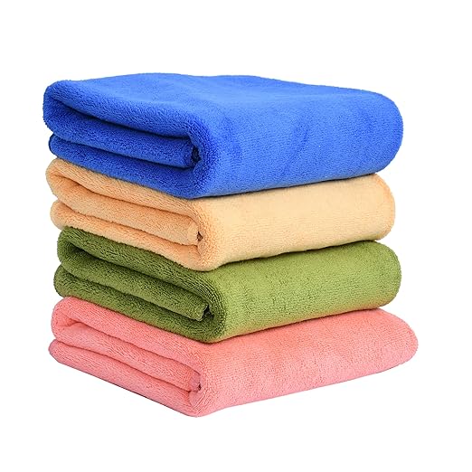 Yellow Weaves™ 100 Super Soft Microfiber Hand Towels, Gym & Workout