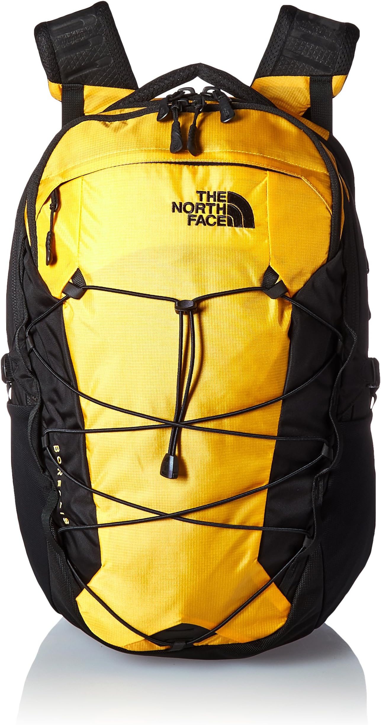 yellow backpack north face