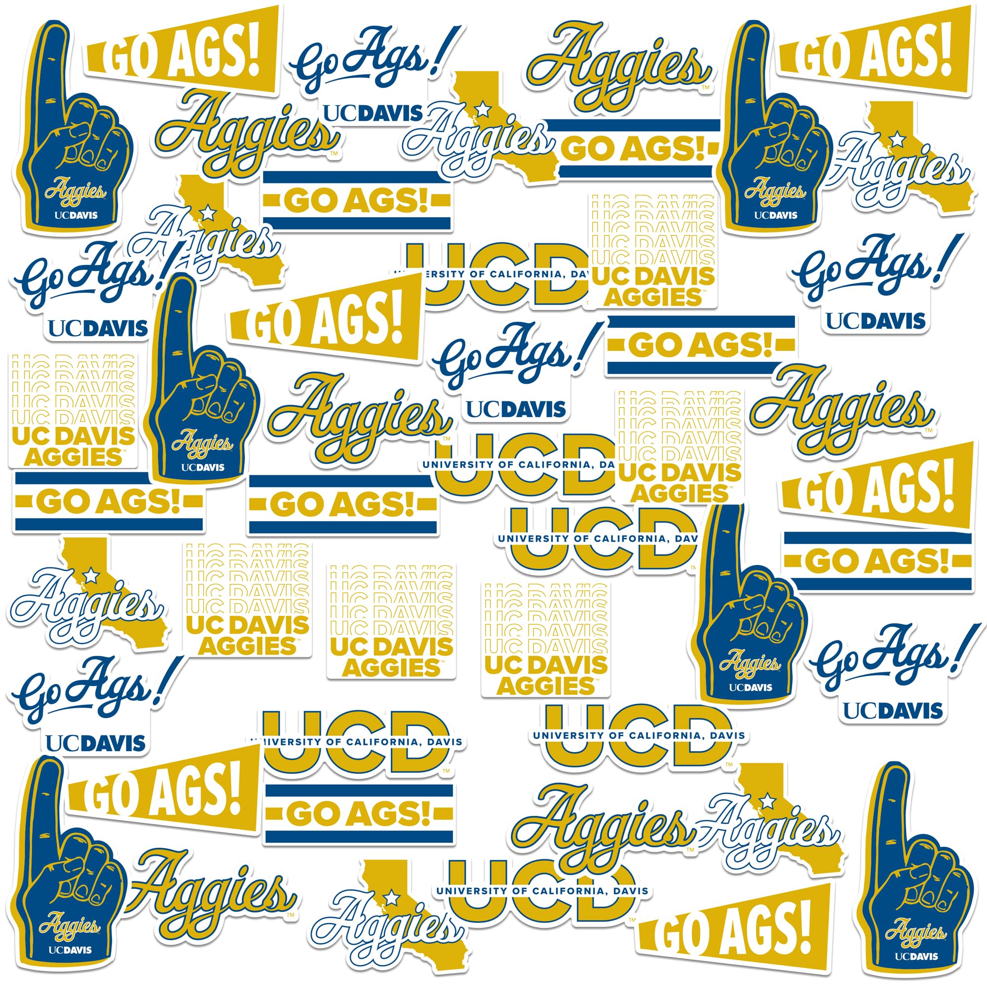 University of California Davis Vinyl, Skateboard & More, Variety Set