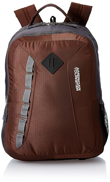 American Tourister Polyester 29 Ltrs Brown Laptop Bag (AMT BUZZ 2016 BACKPACK03-D BRN)