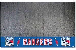 Fanmats NHL New York Rangers Grill Mat, Small , 26" x 42"