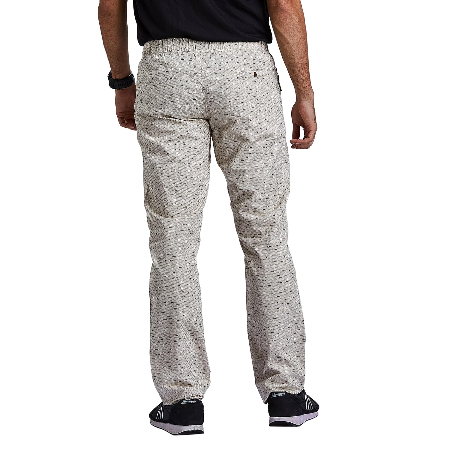 beevee mens beige elasticated pyjamas with drawstring