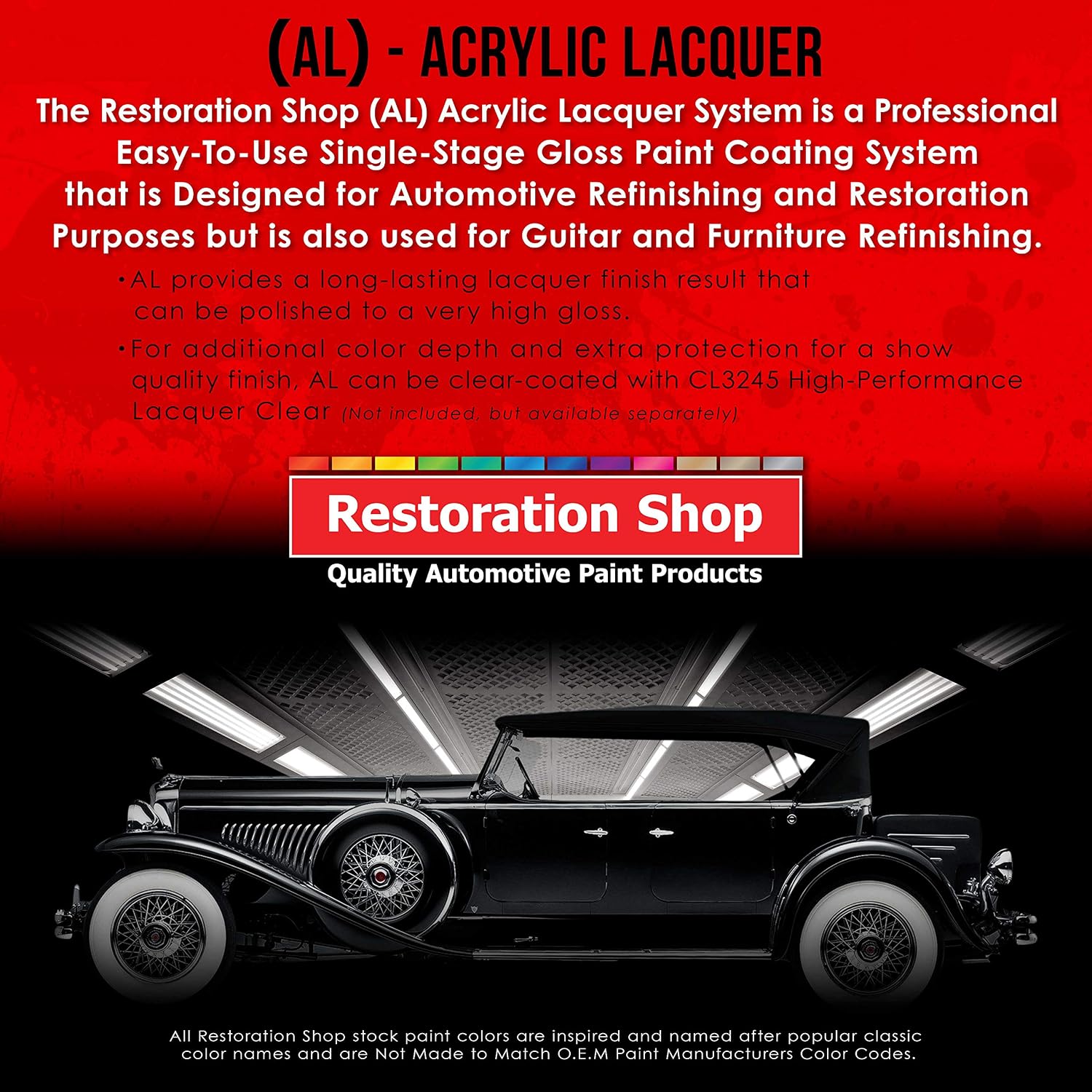 Acrylic lacquer auto paint suppliers