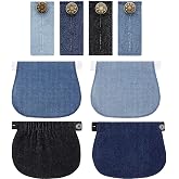 WILLBOND 8 Pcs Maternity Pants Extender Bulk Adjustable Pregnancy Jeans Extender Button Elastic Bands for Belly Women Men(Assorted Colors)