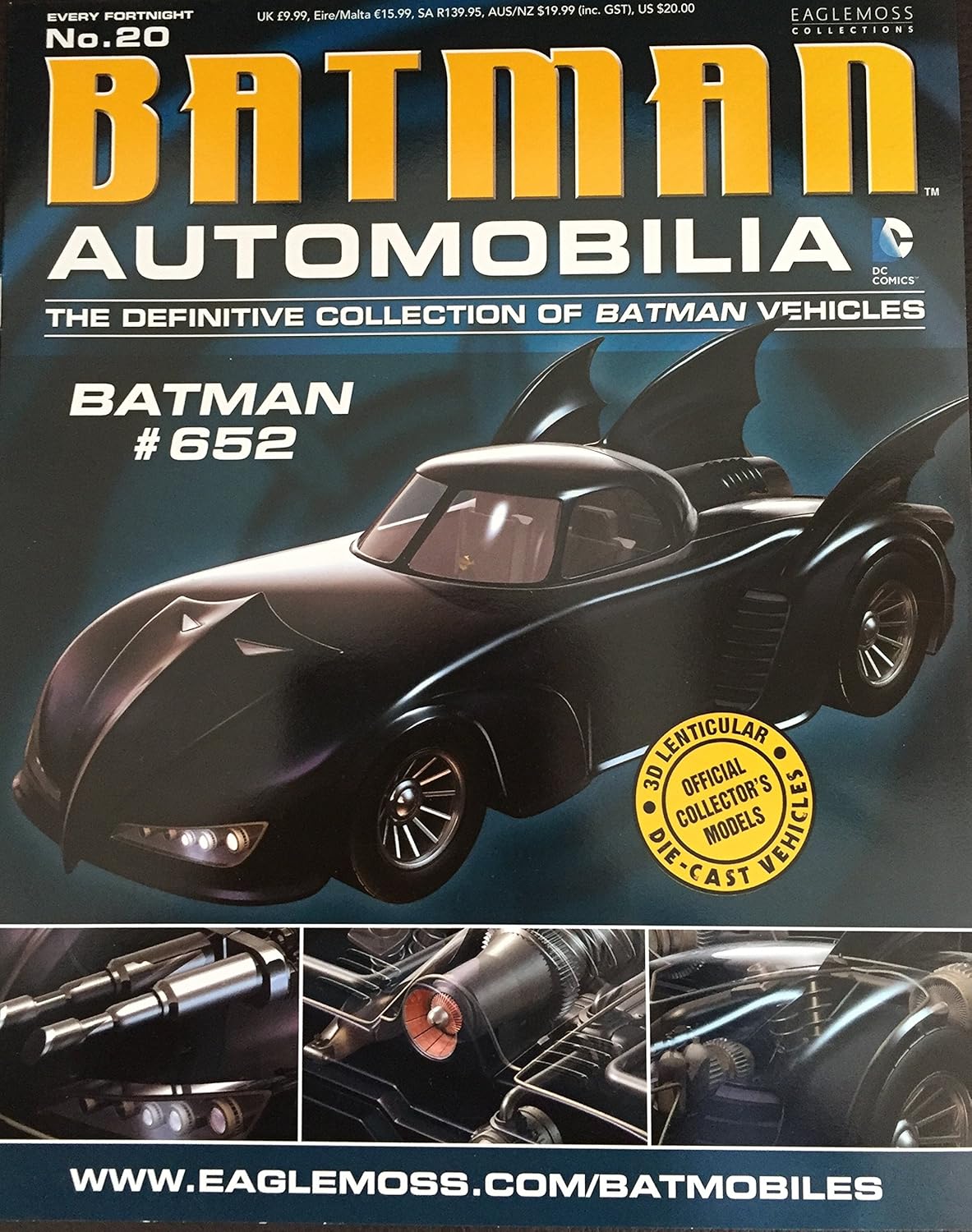 Batman Automobilia No. 20 Definitive Comics 652 Eaglemoss Collections