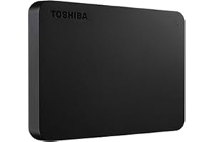 Toshiba Canvio Basics 2TB Portable External Hard Drive USB 3.0, Black - HDTB420XK3AA