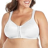 Playtex Women's Wireless Bra, 18 Hour Plus-Size Bras Available, Front Close, Extra Back Support, E525, Single or 2-Pack