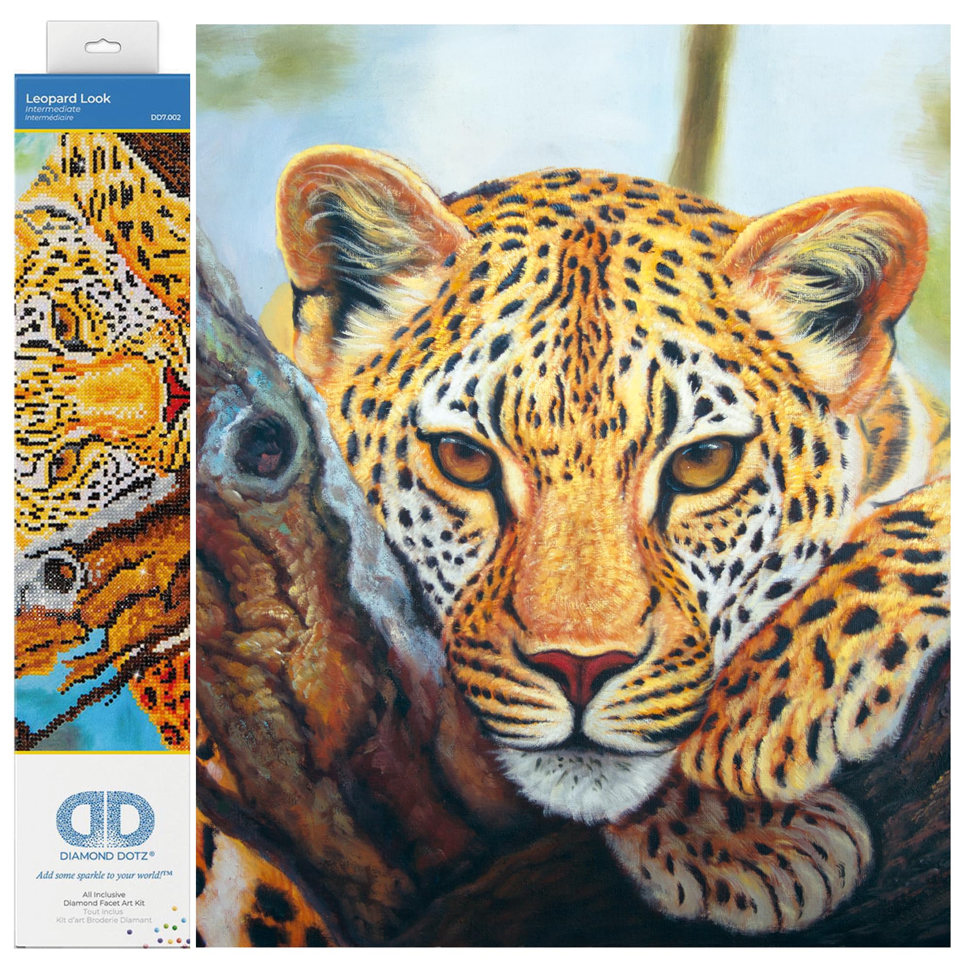 Diamond Dotz Painting Kit: Leopard Look, Assorted, 45.7 x 35.5cm