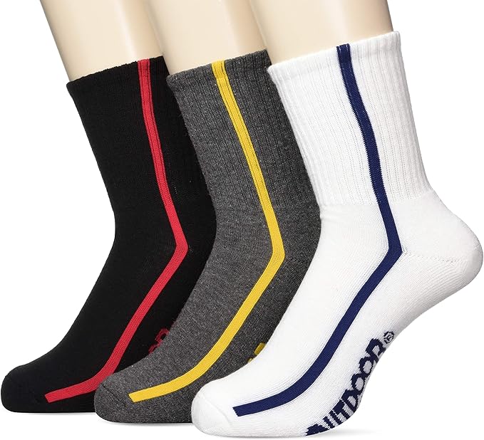 Amazon アウトドアプロダクツ クォーターサイドラインソックス 3足セット Outdoor Products アウトドアプロダクツ メンズ アソートa 日本 25 27cm Free サイズ スポーツソックス 通販
