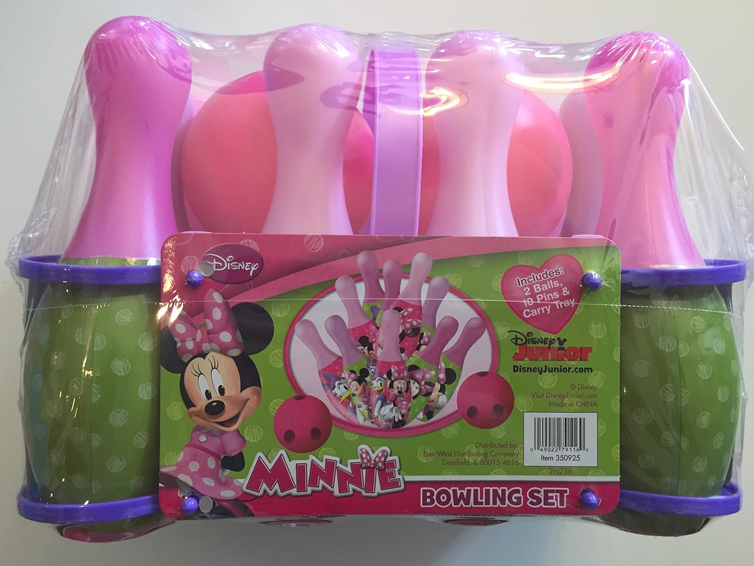 minnie mouse bowling set